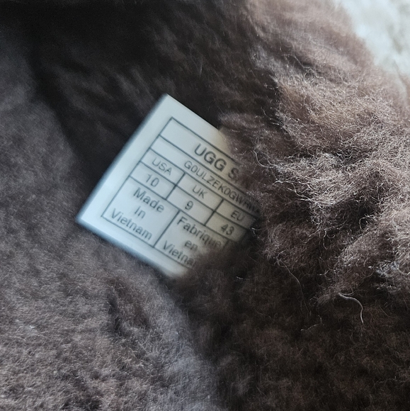 Men’s UGG Ascot Slippers - Size 10, Dusted Cocoa - Picture 8 of 9